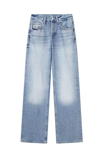 casual non-stretch denim 6 colors high-waist jeans
