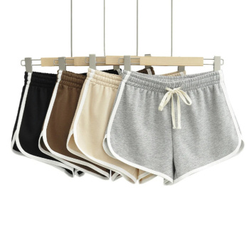 casual slight stretch 4 colors drawstring shorts(size run small)