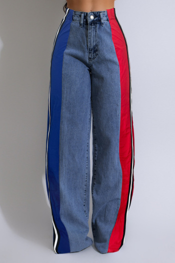 casual plus size slight stretch 3 colors all-match straight jeans
