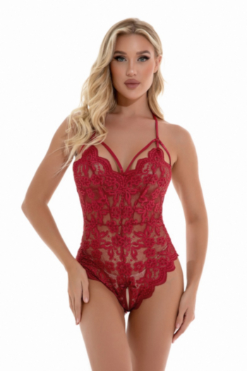 new style sexy hollow lace see-through 2 pc set lingerie