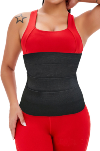 New stylish solid color bandage fit tummy wrap (length: 3 meters)