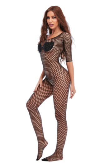 New fashion hollow out see through no lining rhinestone decor sexy bodystockings