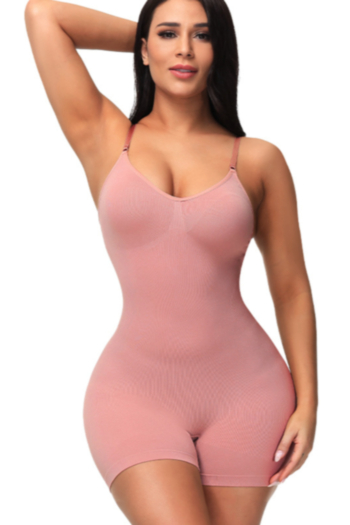 New style unpadded five colors solid color tight seamless one-piece shapewear