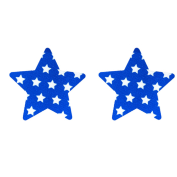 1 pair disposable star shape stars printed nipple pad(size:8.1cm)