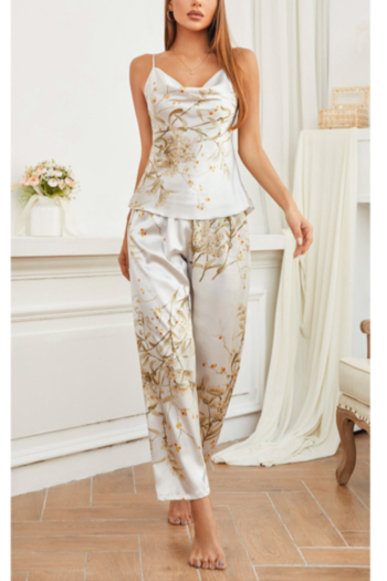 sexy lingerie sling batch printing two-piece set homewear