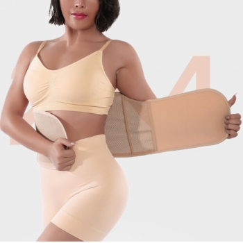 Sports fitness abdomen belt four color ajustable velcro body shaping corset