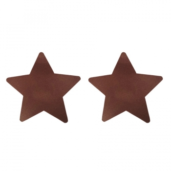 50 pairs Self-adhesive satin five-pointed star shape disposable breathable sexy nipple pad(size:width:8.2cm*high:8.2cm)