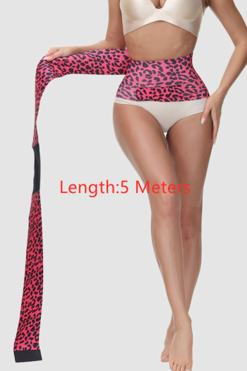 3xl-5xl leopard new plus-size sports fitness velcro belt(size:9.8*500cm)