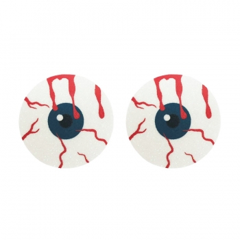 fifty pairs new halloween evil eye nipple pad(size:6cm)