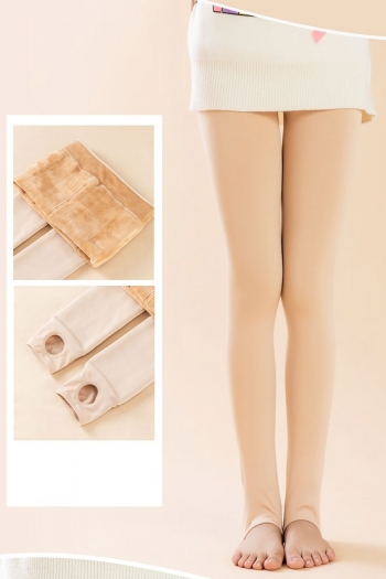 Stretch winter poly heat fleece stirrup tights(suitable for -10-5 degrees)