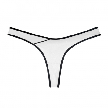 Stretch low waist cotton thong(size run small)