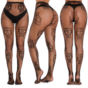 Valentine's day high stretch mesh skeleton hollow sexy tights(no thong)