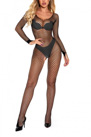 stretch mesh cut out see-through sexy teddy collection(no underwear)