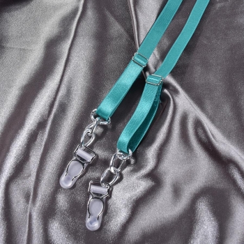 Sexy slight stretch chain three-piece set(with underwire & neck ring & leg ring)