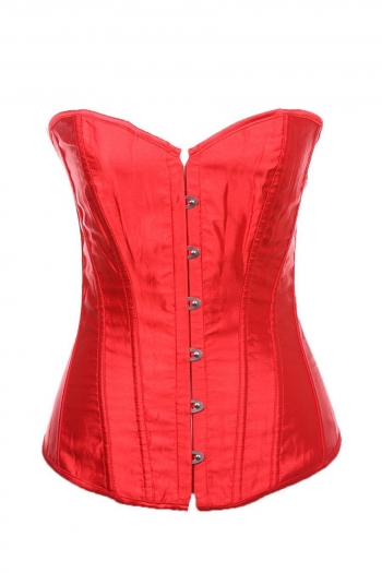 s-6xl slim plus-size non-stretch steel bone lace-up corset
