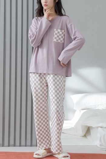 casual plus size non-stretch cotton lattice pants sets(size run small)