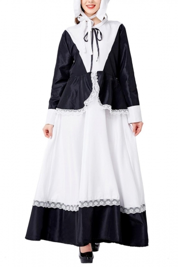 halloween lace cosplay beer maid costume(with hat & no basket)