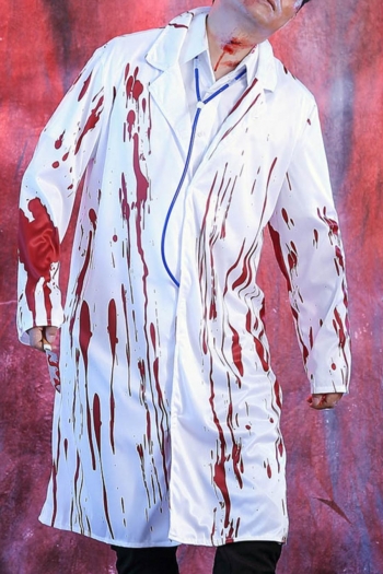 halloween for man cosplay couple bloody nurse costume(only coat)