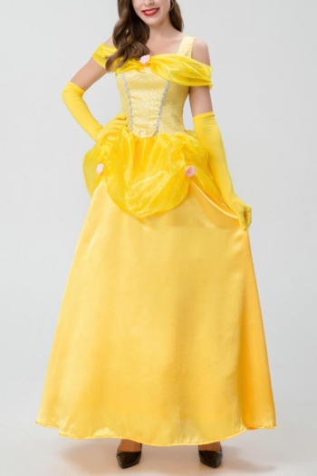 halloween plus-size cosplay princess dress costume(with gloves)