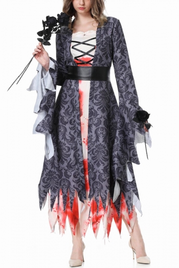 halloween horror zombie witches costumes(with crown& belt)