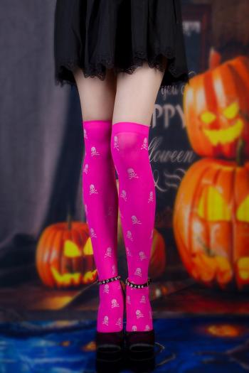 halloween stretch skull printing stockings