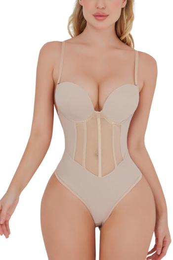 sexy plus size slight stretch solid color with boned padded teddy collections