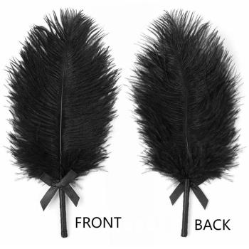 sexy sm bow feather femdom toy(length:26.5cm)