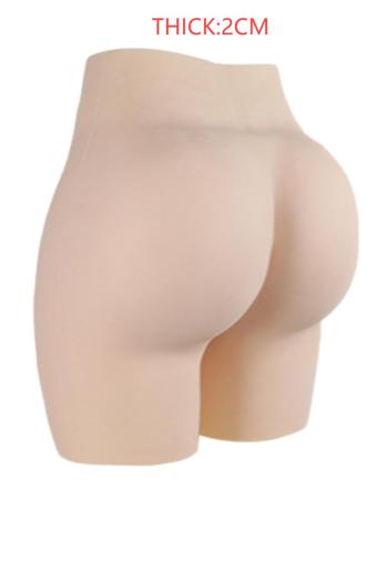 crotchless silicone stretch  traceless buttocks thicken bodyshape(buttocks thick:2cm)