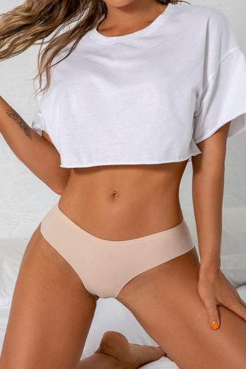 sexy stretch traceless ice silk sports quick-drying low-waist panties