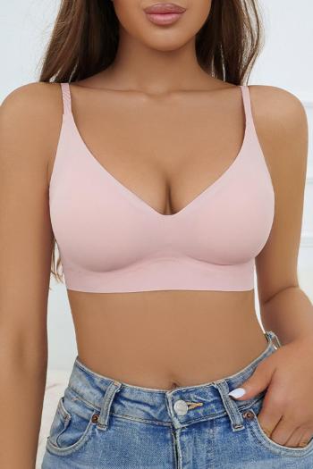 ice silk seamless comfortable breathable upper support with removable pads bra