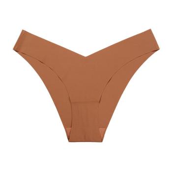 sexy stretch v-shaped seamless one-piece ice silk quick-drying thong #1#