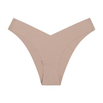 sexy stretch v-shaped seamless one-piece ice silk quick-drying thong #2#