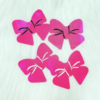fifty pair disposable polka dot print bow tie nipple pad(length:7.3*8.5cm)