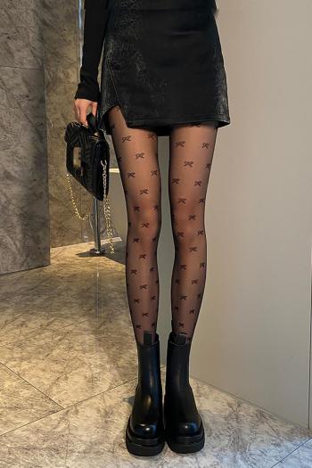 sexy high stretch jacquard bow tie tights(only tights)