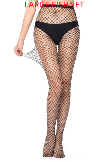sexy high stretch cut out fishnet 13 colors high waist tights(large fishnet)