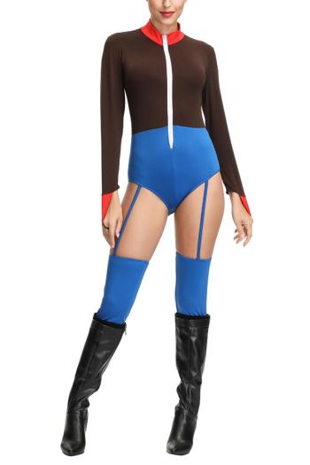 sexy slight stretch slim bodysuit cosplay costume(with hat&foot covers)