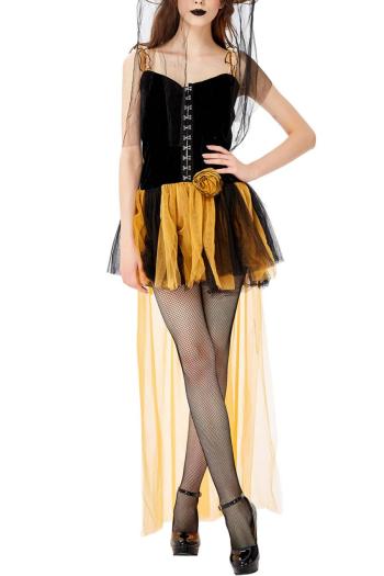 halloween witch cosplay costume(with hat&without stockings)