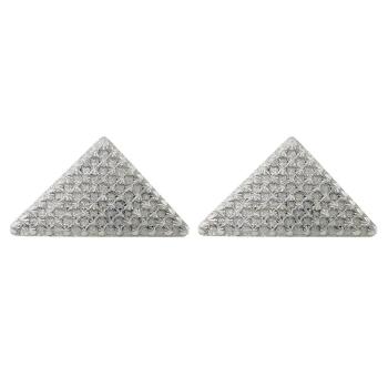 twenty pair punk triangle rivet nipple pad(length:6.9cm)