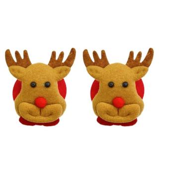 twenty pair christmas elk nipple pad(length:6cm)