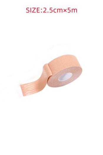 one roll 12 colors self-adhesive invisible breast sticker tape(size:2.5cm*5m)