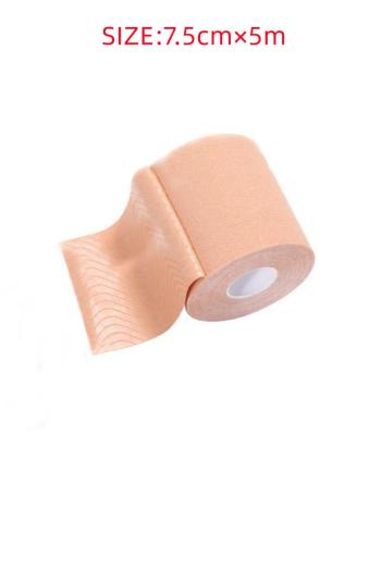 one roll 12 colors self-adhesive invisible breast sticker tape(size:7.5cm*5m)