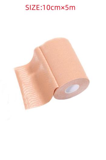 one roll 12 colors self-adhesive invisible breast sticker tape(size:10cm*5m)