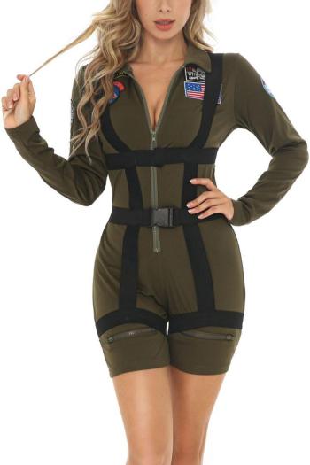 sexy slight stretch with bandage strap playsuit police costumes