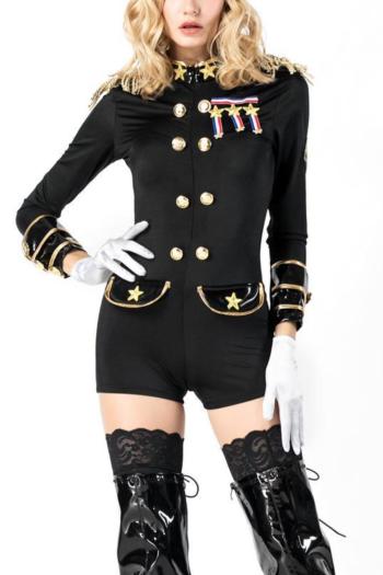 sexy slight stretch playsuit police costumes(with hat& gloves)