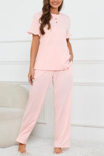 casual plus size slight stretch solid color loose pants sets loungewear