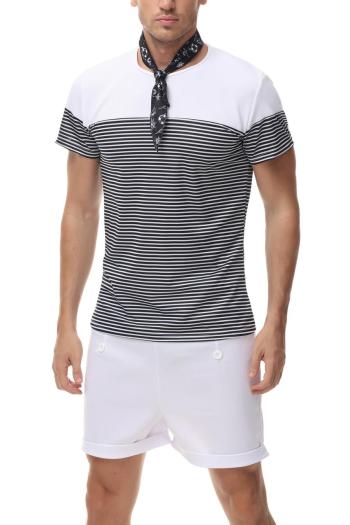 sexy non-stretch men's sailor cosplay shorts sets costume(with hat&bow tie)