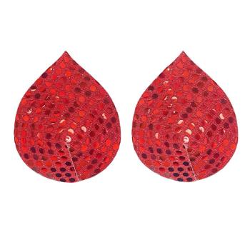 twenty pair sequins water drop shape nipple pad(width:6.2cm)