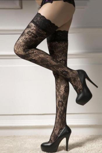 one pair new stylish stretch lace fishnet stockings