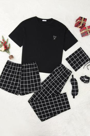 casual non-stretch three-piece sets(with hair rope&eye mask&storage bag)