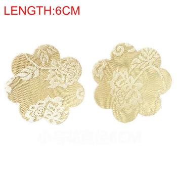 fifty pair lace flower shape nipple pad(length:6cm)